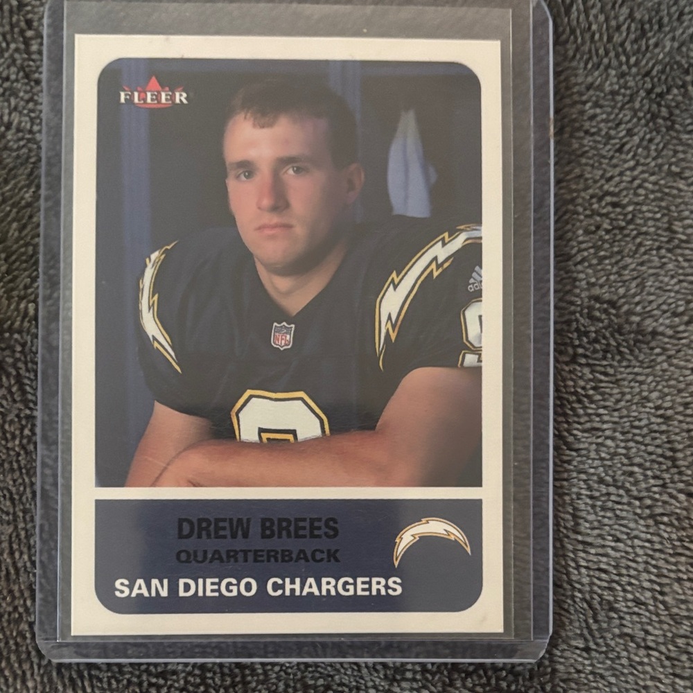 Drew Brees 2nd yr fleer